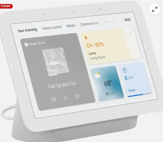 Pair of Nest Hub 2nd Gen - 7" Smart Home Display with Google Assistant
