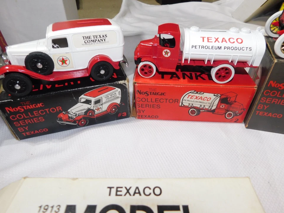 Texaco Mack Tanker MODEL T FORD Ertl Nostalgic Collector Series SET 1 2 3 4 - Image 3 of 4