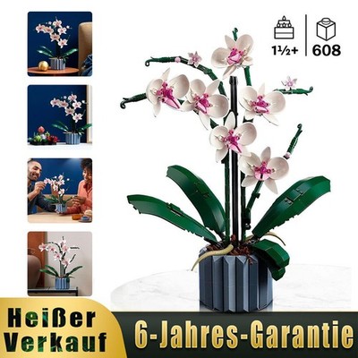 Building Blocks Bausteine Set Mini Model Topf Kreative Blume Bouquet Geschen