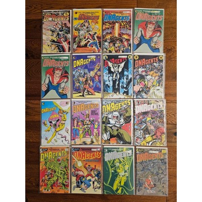 Eclipse Comics: The New DNAgents Comic Book Lot of 16