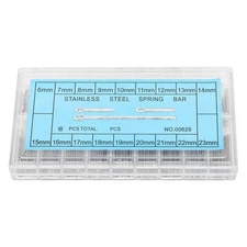 ·360Pcs Watch Pins Stainless Steel Watchband Link Cotter Spring Bar Repairing