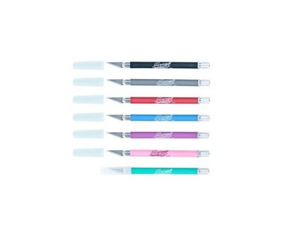 Excel Tools Werkzeug Messer K18 Grip-On mit Schutzkappe 1 von 6 Farben sortiert 