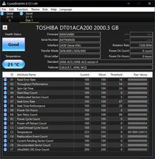 Image of Toshiba DT01ACA200 2TB 3.5" Desktop Hard Drive SATA