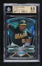 2012 Bowman Chrome Legends in the Making Die-Cut Yoenis Cespedes BGS 9.5 e8i