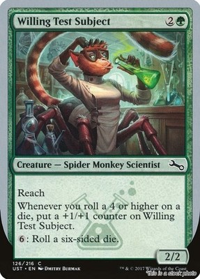 MTG Willing Test Subject [UST - 126] LP
