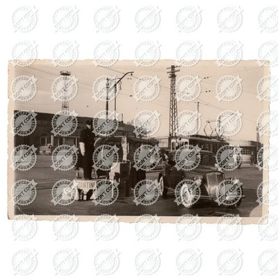 Pescara Vintage Photo Postcard Tram Car and Urban Vigil »