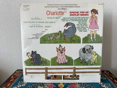 Charlotte's Web Soundtrack Lp NEW SEALED Richard M. Sherman & Robert B. Sherman - Picture 2 of 2