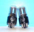 6SL7GT RCA 2 radio audio amplifier vintage vacuum tubes valves tested VT-229
