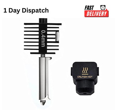 0.4mm Hardened Steel Nozzle Hotend Assembly for Bambu Lab A1 Mini 3D Printer.