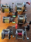 Lot Of 6 Vintage Penn Pflueger Long Beach Delmar Fishing Reels Peer 109 60 210