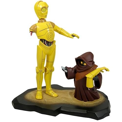 C-3PO Star Wars Animated Limited Edition Maquette Gentle Giant 2007 Lucasfilm - Picture 1 of 5