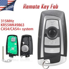 Keyless Entry Remote Car Key Fob Kr55wk49863 For Bmw 528i530i535i550i 10-15