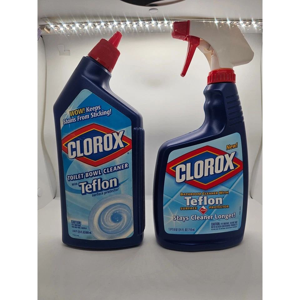Limpiador de inodoro y baño Clorox de teflón 95 % completo Foto 3 de 4