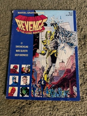 Marvel Graphic Novel Revenge of the Living Monolith 1st Apocalypse Rare 1st Prnt