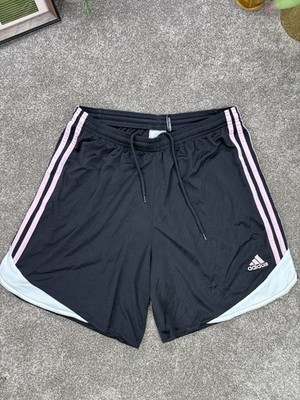 Adidas Climacool Shorts Damen 3-Streifen schwarz pink Medium Y2K Activewear Gym