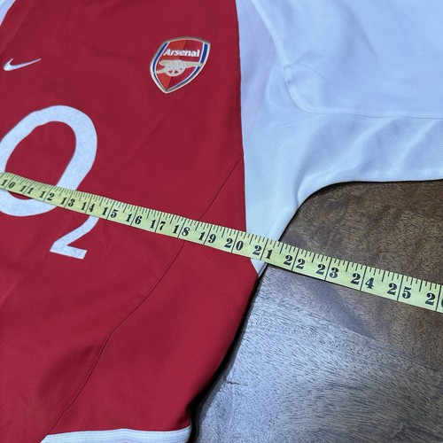 Arsenal 2002/2004 Nike Home Football Shirt Soccer Jersey Size M - Picture 15 of 16