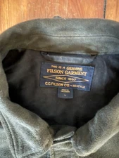 FILSON Moleskin Work Coat Men’s Large – Siberian Brown – Excellent Condition