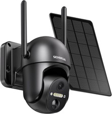 Solar Security Cameras Wireless Outdoor, 2K 360  View Battery Powered Outdoor Ca