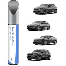 Lackstift Metallic Grau F6F6 F7Y Kratzer Reparatur Skoda Ausbesserung