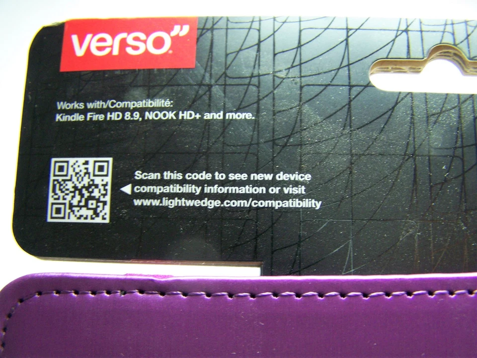 Verso Purple Profile Easel Cover Size L9 for Kindle Fire HD 8.9" Nook HD - Image 3 of 3