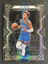 Tre Mann 2021-22 Panini Obsidian Base Electric Etch Asia RC #173