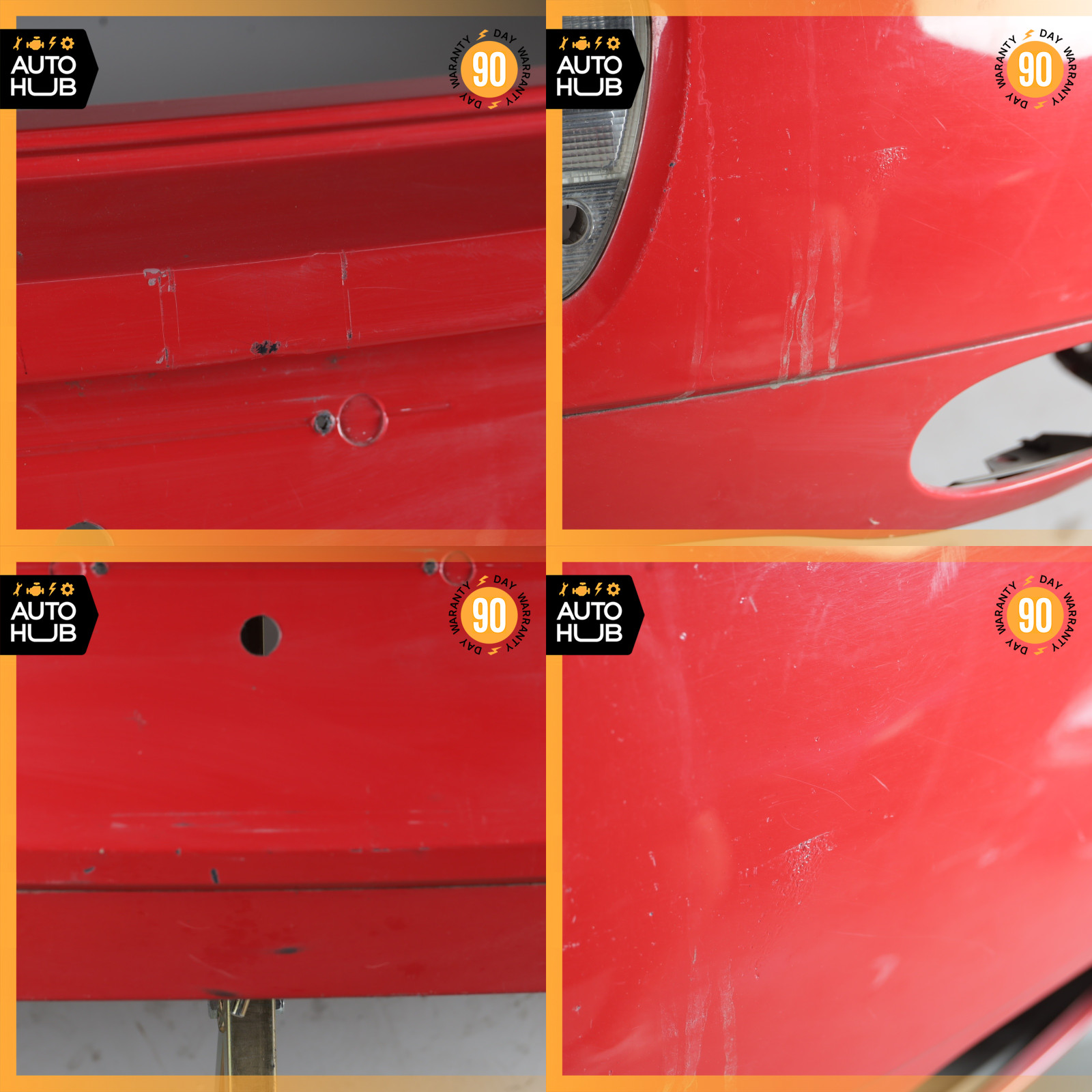 Bentley Continental GT 2003-2010 Rear Rear bumper Red