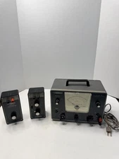 Heathkit Audio Generator w/ Resistance & Condenser Substitution Boxes —Powers On