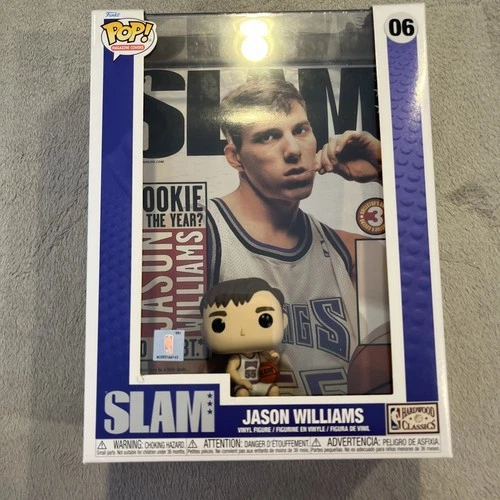 Funko Pop! NBA SLAM Magazine Covers Jason Williams #06 Sacramento Kings NIB