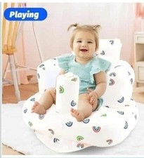 Inflatable Baby Seat for Babies Toddlers Floor Chair Sitting Up Pump Blow Up