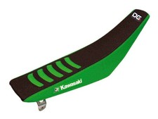 KAWASAKI KX 85 - 14/24 - HOUSSE DE SELLE NOIRE VERTE / 1432H