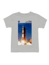 Officially Licensed Nasa Saturn V Rocket Launch Youth's T-shirt