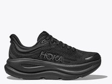 SUPER SALE | Hoka Bondi 9 Mens Runners (D Standard) (Black/Black)