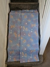 Mabel Lucie Attwell Peter Pan Fairies Vintage Fabric Curtains 65" Wide 62" Drop