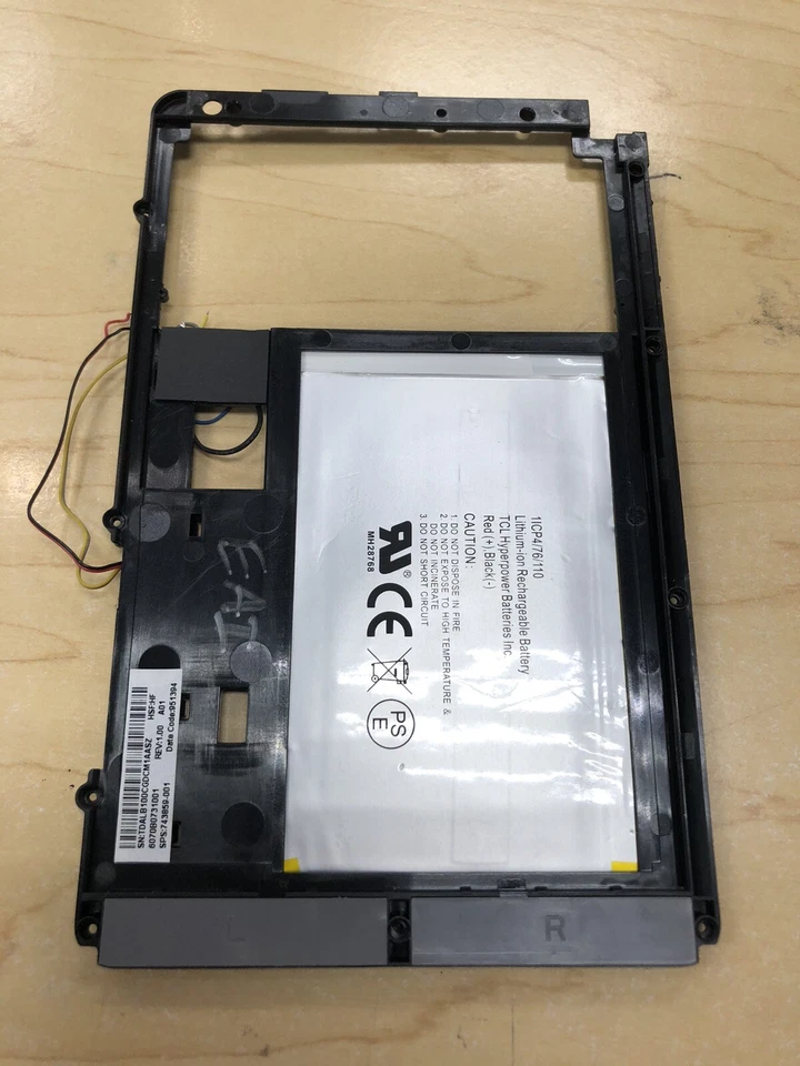 Batería de repuesto con marco y altavoz para 7" HP Slate 7 Plus  Foto 4 de 4