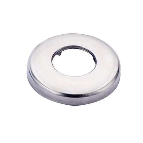 Wall Split Flange Escutcheon Cover Plate Shower Chrome Finish Stainless Steel - Picture 10 of 17