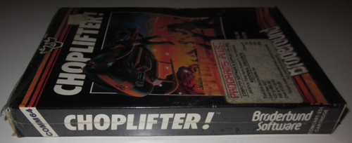 CHOPLIFTER! (BRODERBUND 1982) COMMODORE 64 MODUL CARTRIDGE - KOMPLETT - CELLOPHAN - Bild 3 von 11