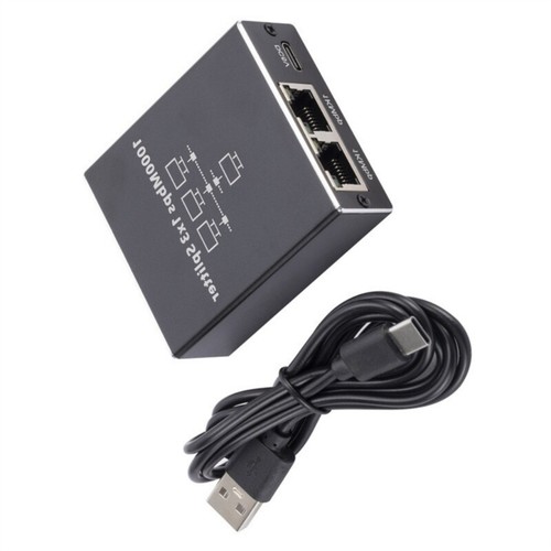 RJ45 Splitter 1 to 2/1 to 3/1 to 4 Ethernet Splitter 1000Mbps Ethernet Converter - Picture 7 of 11