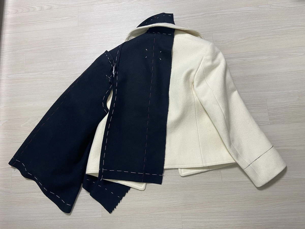 44 Maison Margiela Fw20 Two tone in progress coat | eBay