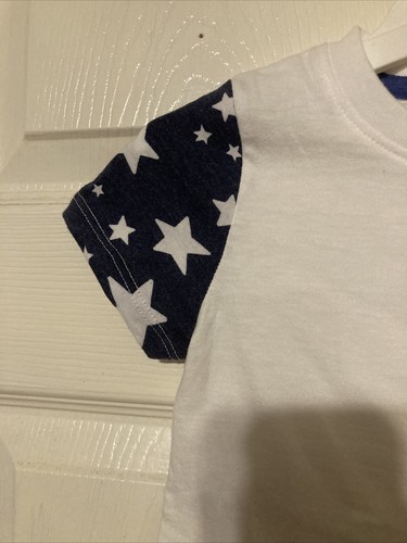Toddler Boys Cat & Jack Red,White,Blue Star & Stripe Short Set 18 M NWT - 第 4/7 張圖片