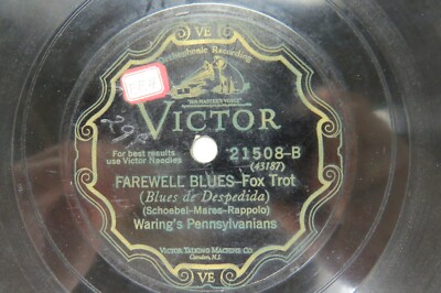 Waring's Pennsylvanians - VICTOR 21505 - Farewell Blues & Stack o' Lee Blues