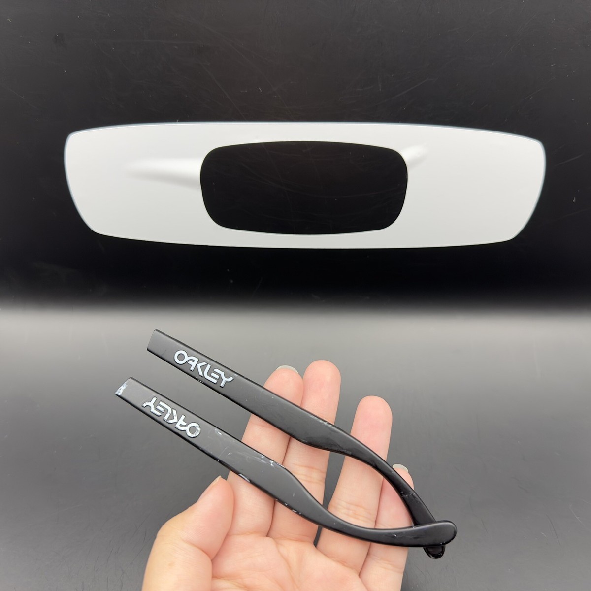 Oakley Frogskin Matte Black OEM Replacement Arms