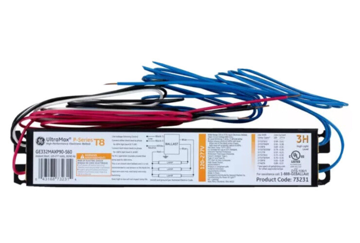 GE Lighting UltraMax P-Series T8 GE332MAXP90-S60 Electronic
