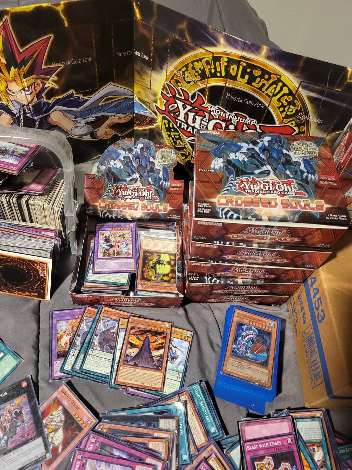 Huge Collection of YuGiOh Yugioh Cards Yard Sale Find. eBay