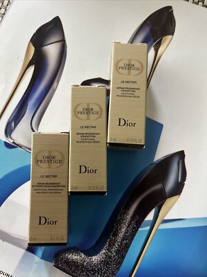 3x Dior Prestige Le Nectar  Exceptional Regenerating Serum 3ml=9ml