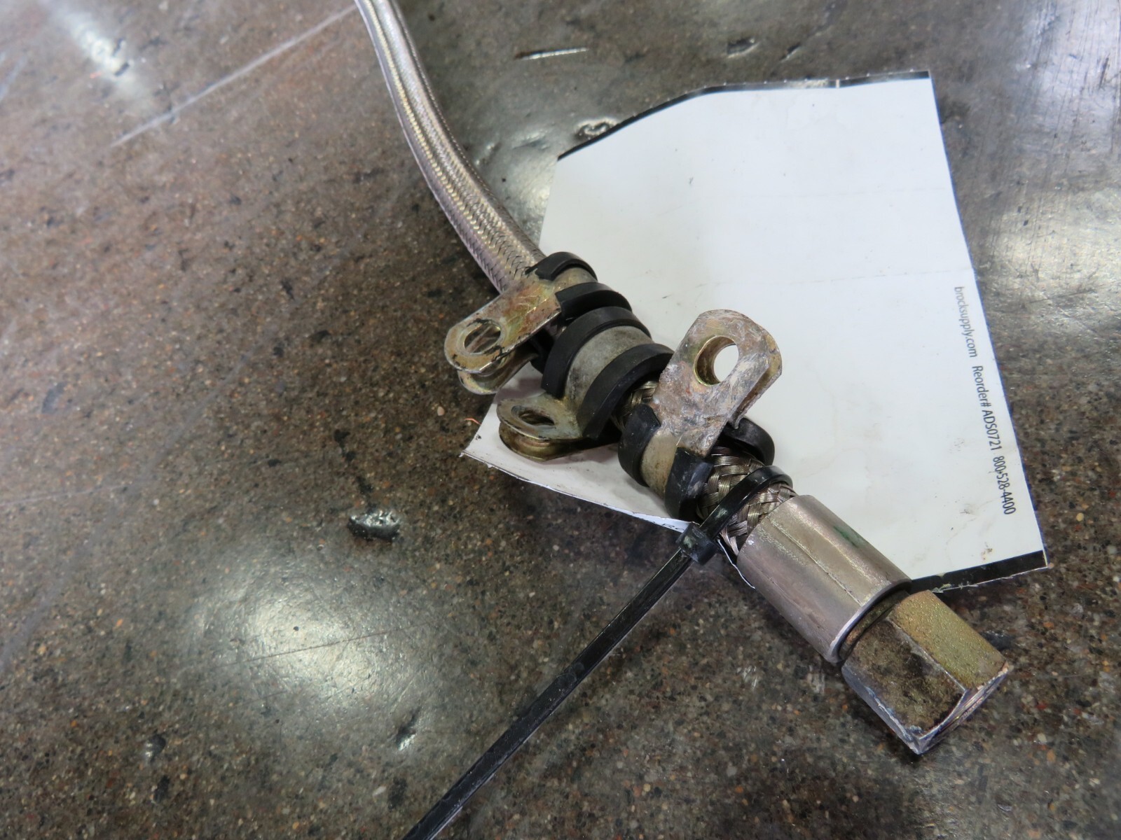 Ferrari 575, RH, Right, Fuel Line to Fuel Rail, Used, P/N 184617