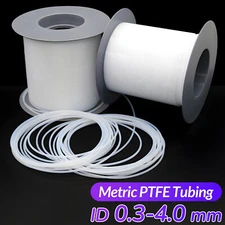 Metric PTFE Tubing 0.6-6 mm OD - Sold by the Metre - Air Tube High Temperature