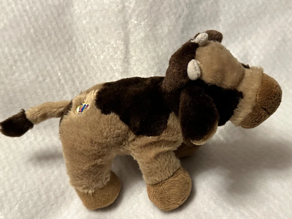 GANZ Webkinz HM197 Brown Cow NO CODE Farm Animal Stuffed Plush Spotted - Image 3 of 4