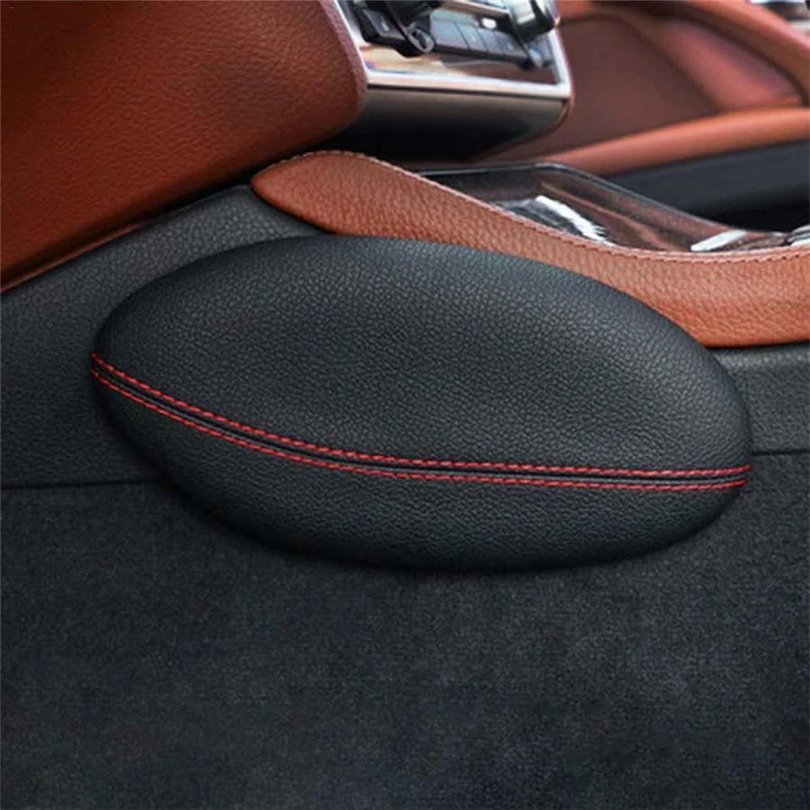 Black Car Leather Leg Cushion Knee Pad Pillow Thigh Support Seat Door Leg Pad - Image 4 of 4