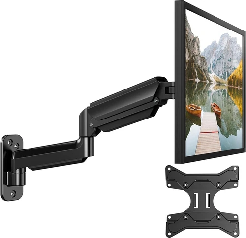 HUANUO 17-32 Inch Monitor Wall Mount Bracket for Computer TV Screens Adjustab