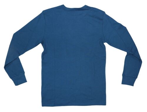 Volcom Men's Juan Largo Thermal Long-Sleeve Waffle Knit T-Shirt Blue Size Small - Picture 2 of 5